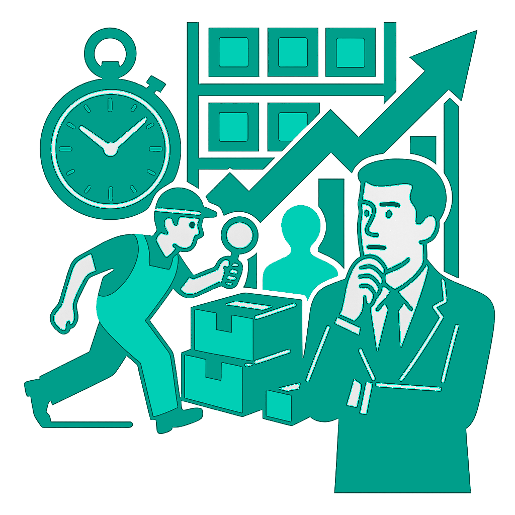 工数の増加のイメージ