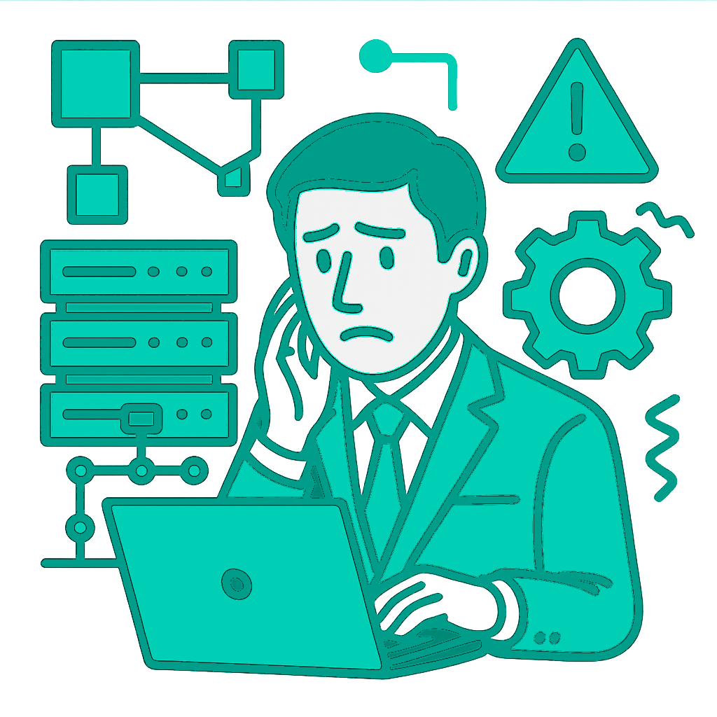 人材の不足のイメージ