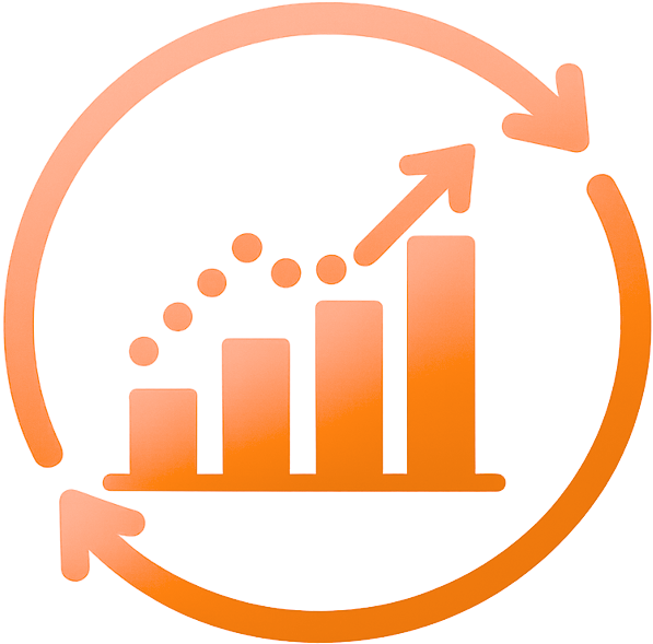 可視化による改善サイクルのイメージ