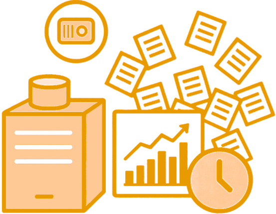 データの整備不足のイメージ