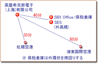 クリックすると上海〜南京〜杭州の地図を開きます